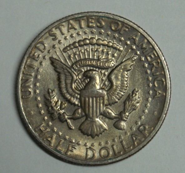 1971 D Kennedy Half Dollar Die Crack Break Error SN698