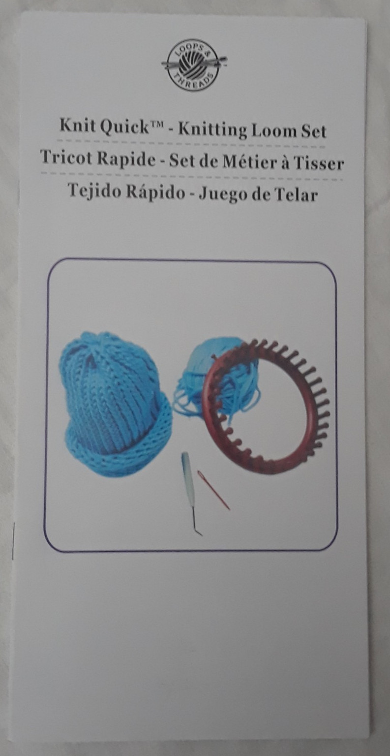 Loops & Threads Knit Quick Knitting Loom Set Tricot Rapide