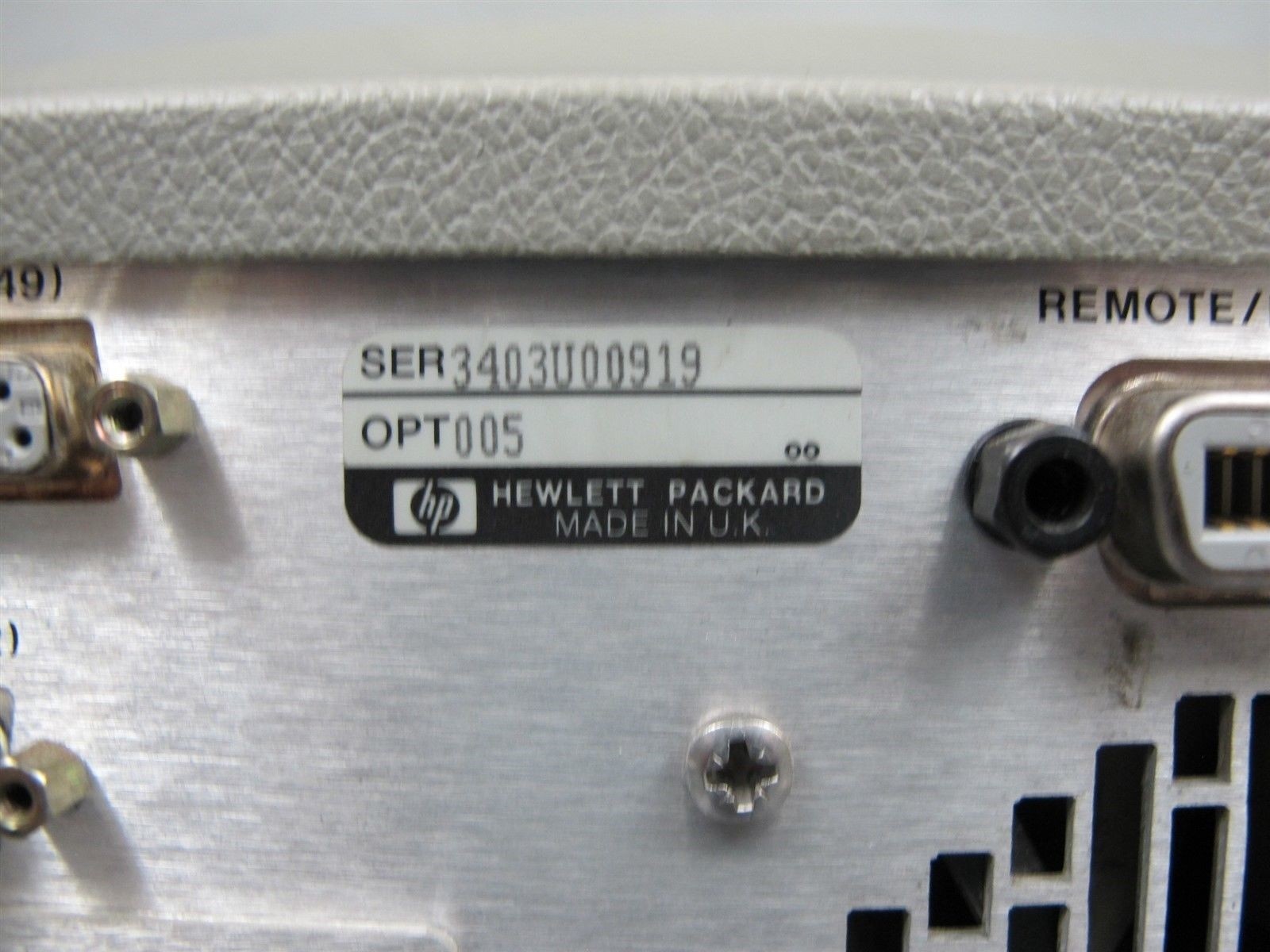 HP 37724A SDH/PDH Test Set w/Option 005