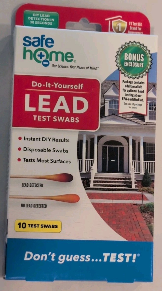 ® Lead in Solids Combo Test Kit – 10 DIY Swabs + Optional Testing at our EPA ...