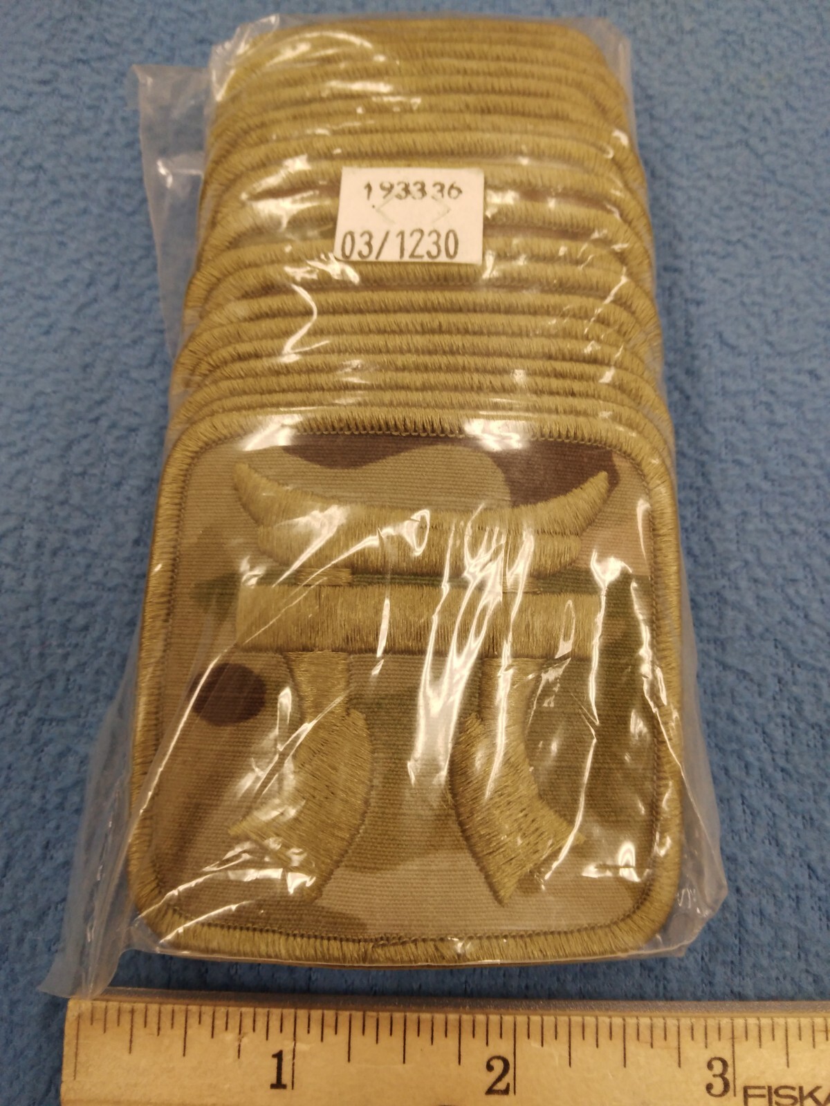 BUNDLE OF 20 CAMO -  187th INFANTRY REGT 3rd BCT HELMET PATCHES - NEW