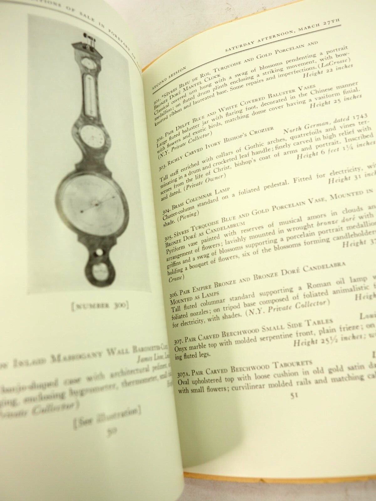Parke-Bernet Furniture-Tiffany-Rugs Auction Catalog #2338 Mar.1965 w Prices Paid