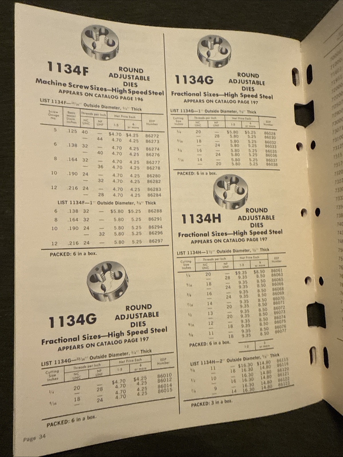 Vintage Standard Tool Co Tap & Die Tool Catalog USA 🇺🇸