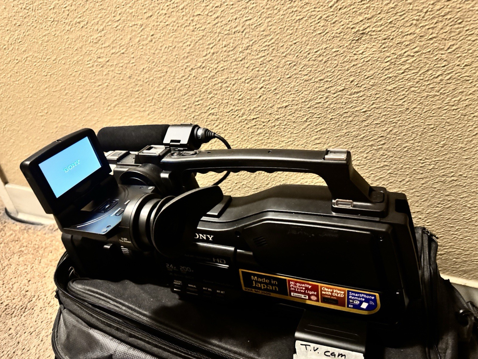 Sony Documentary Camera With Mic