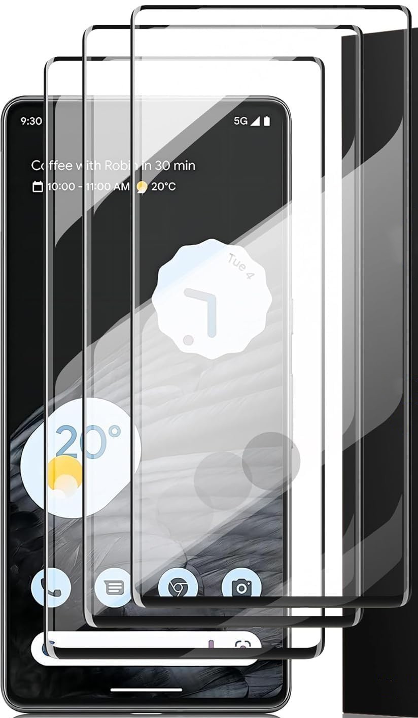 3-Pack Premium Tempered Glass Screen Protector 9H For Google Pixel 7 & 7 Pro