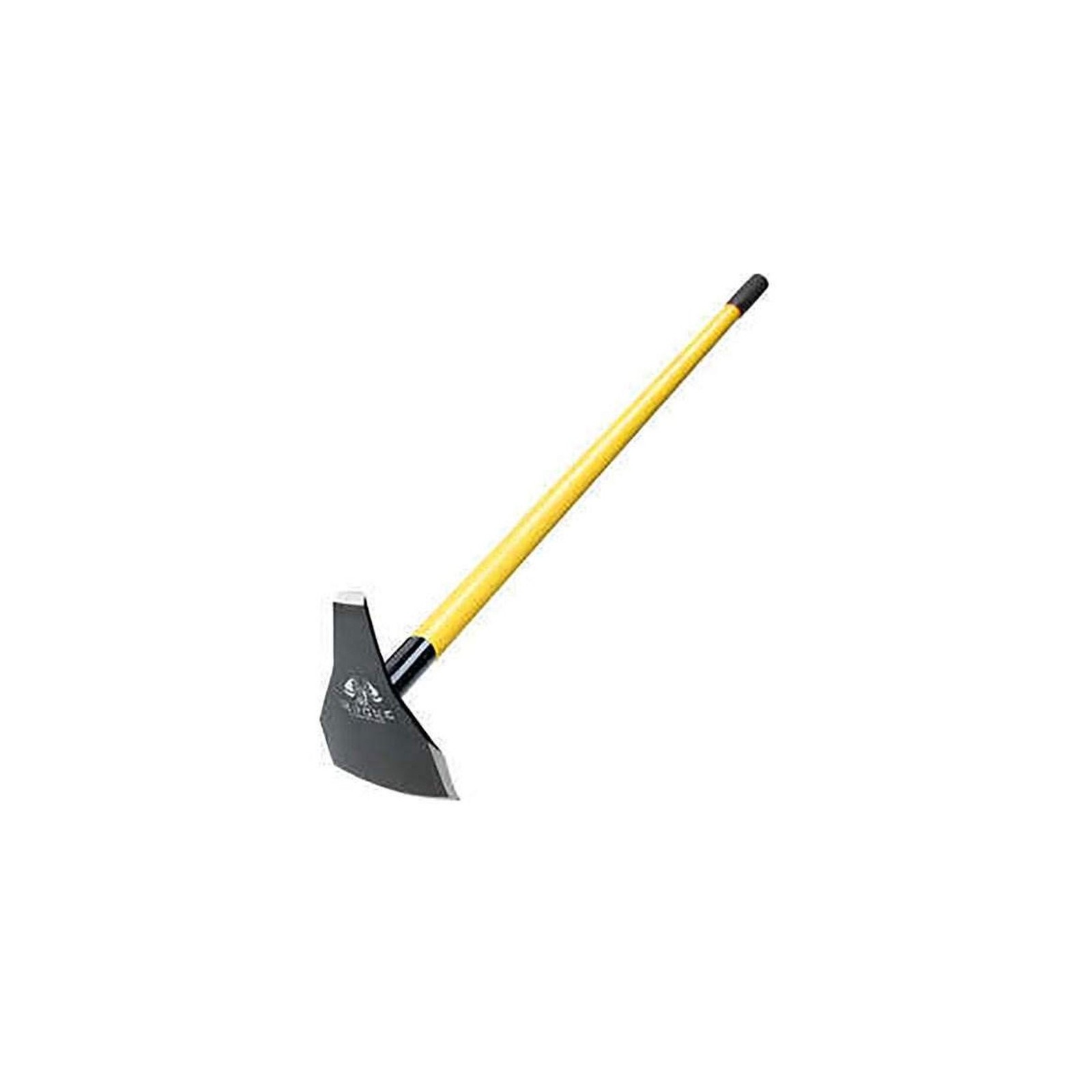 Rogue Hoe 5.5 Inch Steel Triangle Blade Fire Line Hoe with Fiberglass Handle