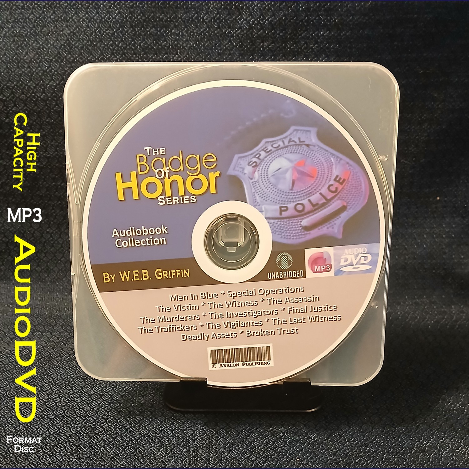 The BADGE OF HONOR Series By W.E.B. Griffin - 13 MP3 Audiobook Collection