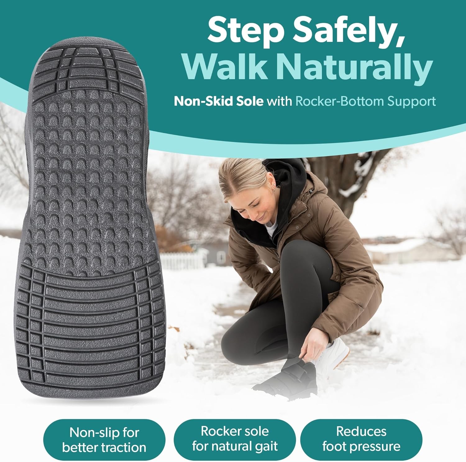 Closed Toe Medical Walking Shoe Fracture Boot Post Op Foot Brace M