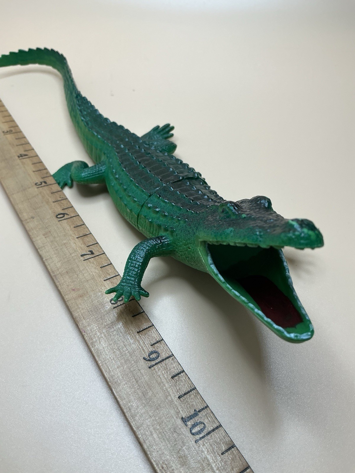 Alligators! Lot of 4, 10" Alligators, Rhino, plus One Anaconda Snake