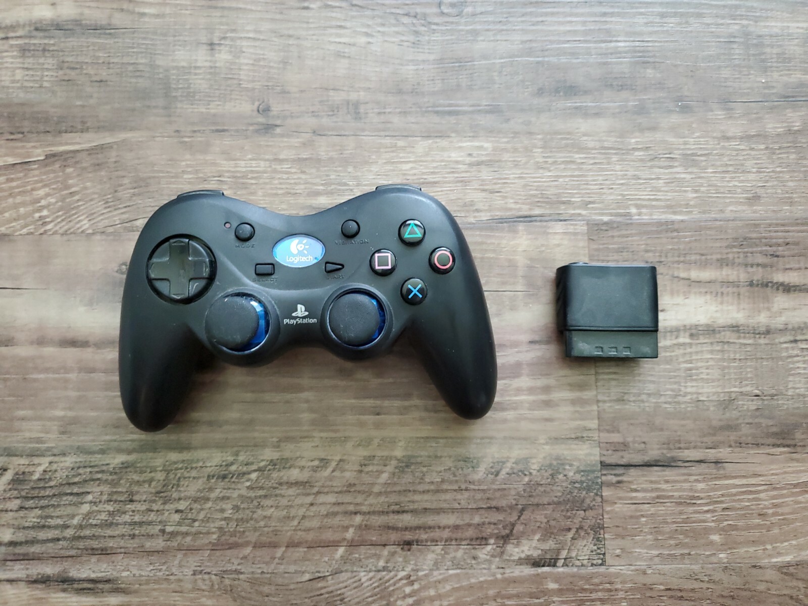 PS2 Logitech Cordless Action Controller G-X2D11 with Receiver Dongle Tested