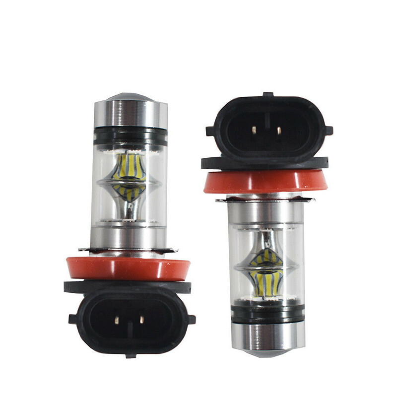 2x H8 H11 White LED Fog Light Bulbs For Nissan Altima Maxima Rogue Sentra Titan