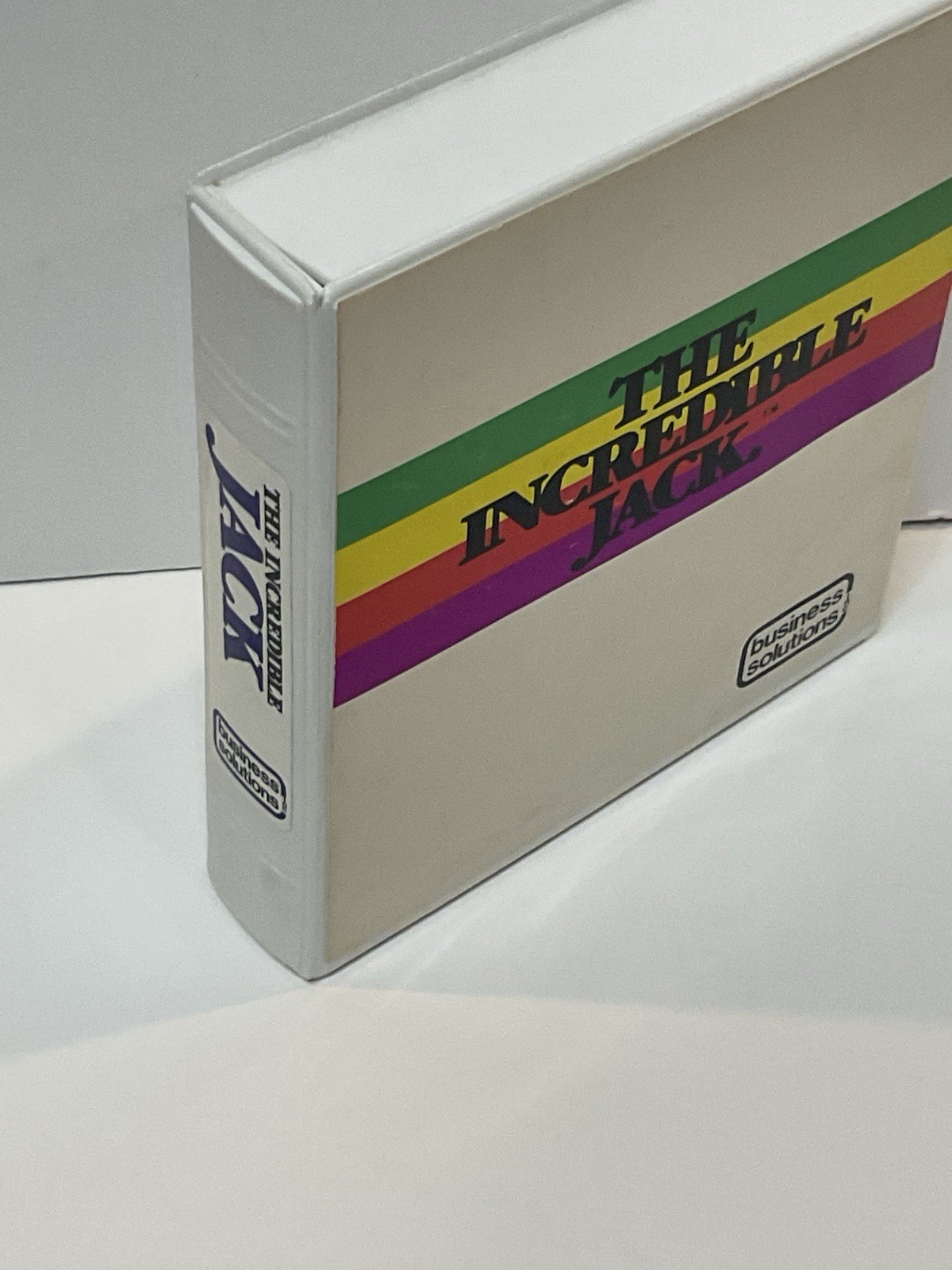 Vintage Apple II Software The Incredible Jack by Business Solutions