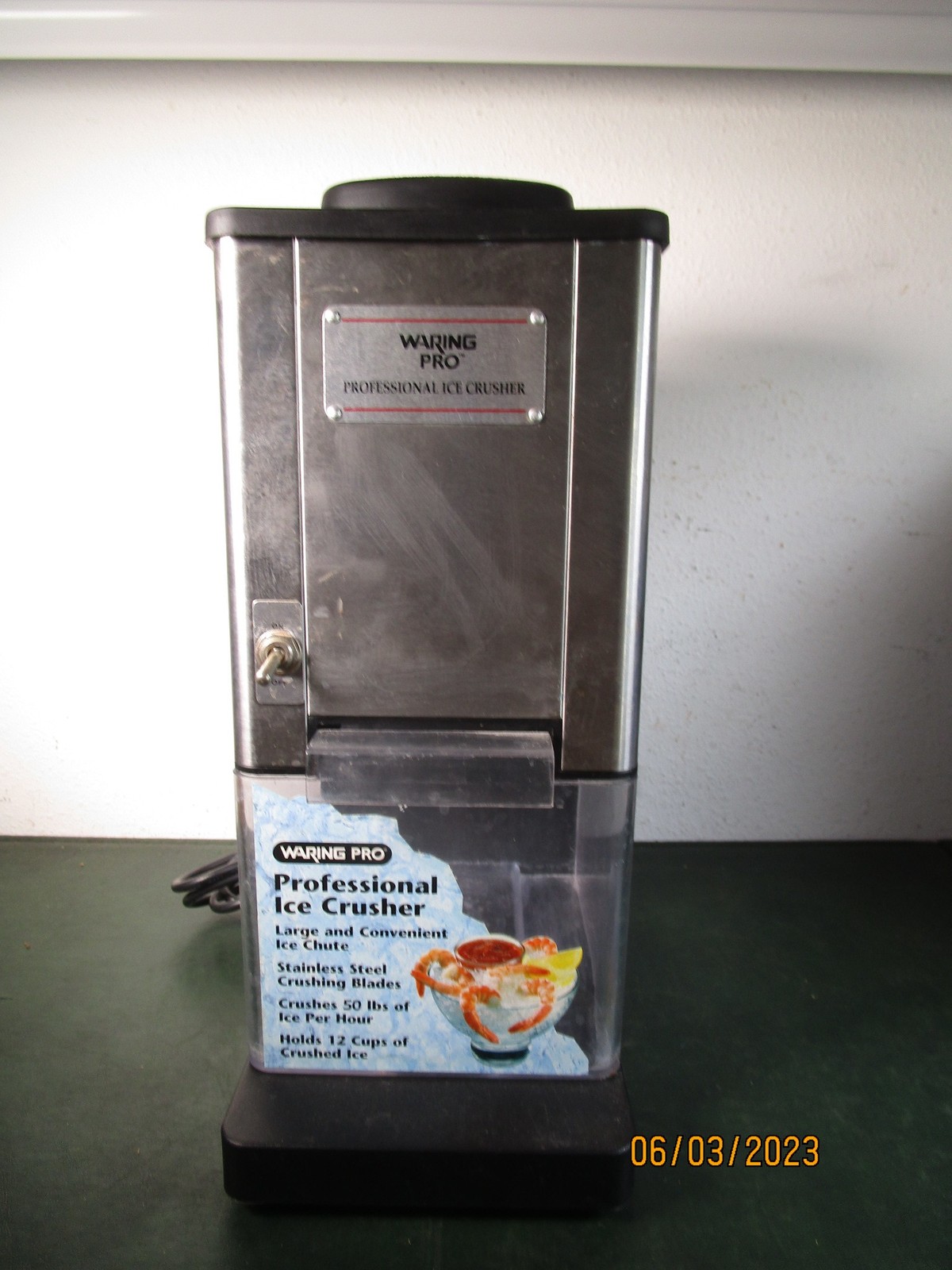 Waring Pro Ice Crusher Model IC70