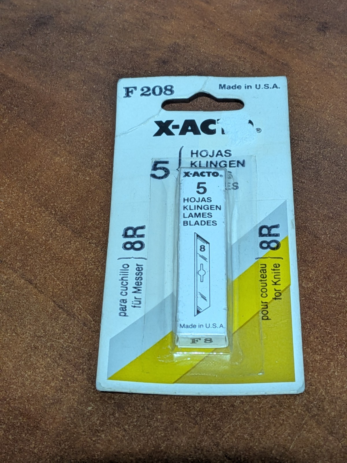 X-ACTO - #F208 - Hojas Klingen Lames Blades - 5 Pack - NOS