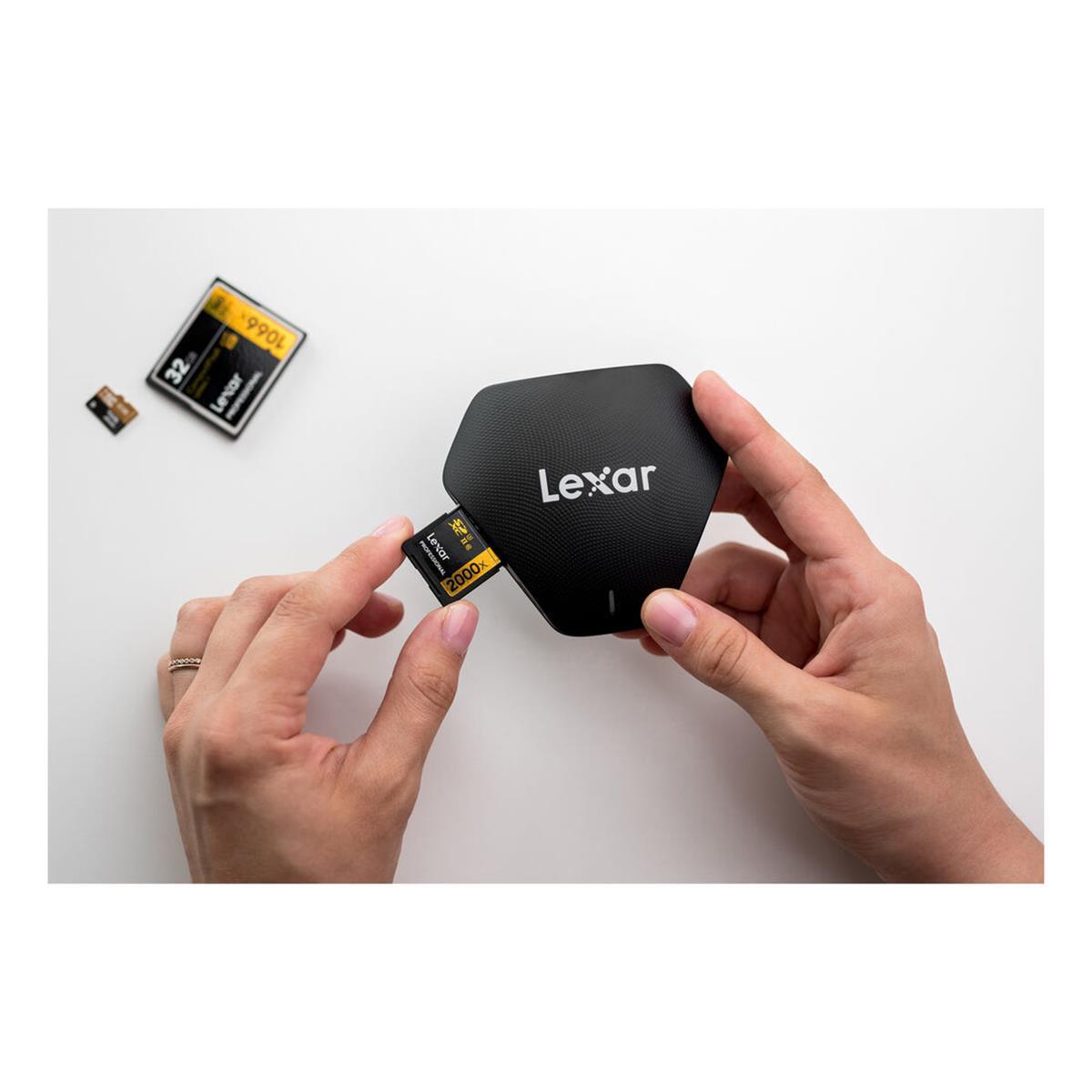 Lexar Professional Multi-Card 3-in-1 USB 3.0 Reader #LRW500URBNA