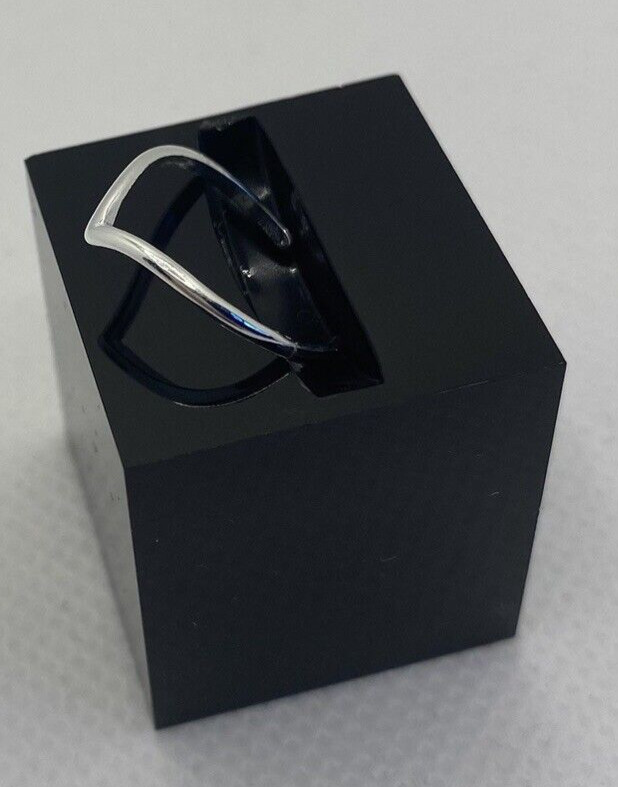 Sterling Silver V Shape Toe Ring Midi Ring SZ 4 Adjustable Chevron Tiny Stylish