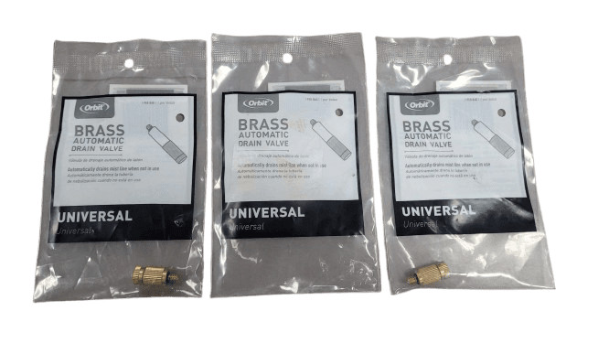 3-PACK Orbit Drain & Air Cocks 3/8 in. Mist Auto-Drain Valve 10115H