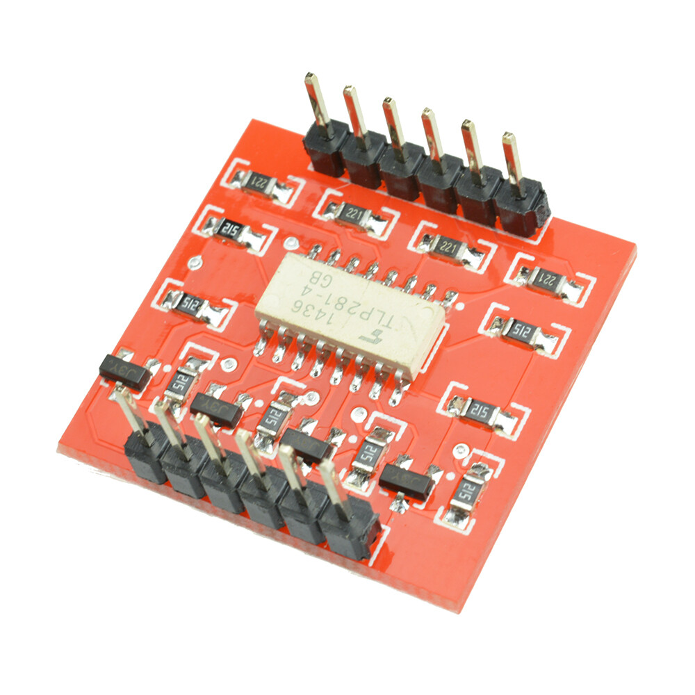 TLP281 4 Channel Optical Coupler Isolation Module High/Low Level Expansion Board