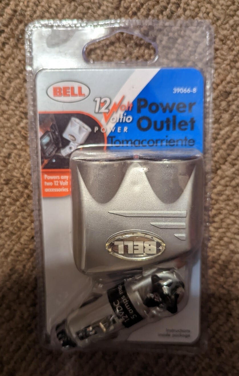 Bell Car Auto Truck 12v Dual Power Outlets 12 Volt NEW 39066-8