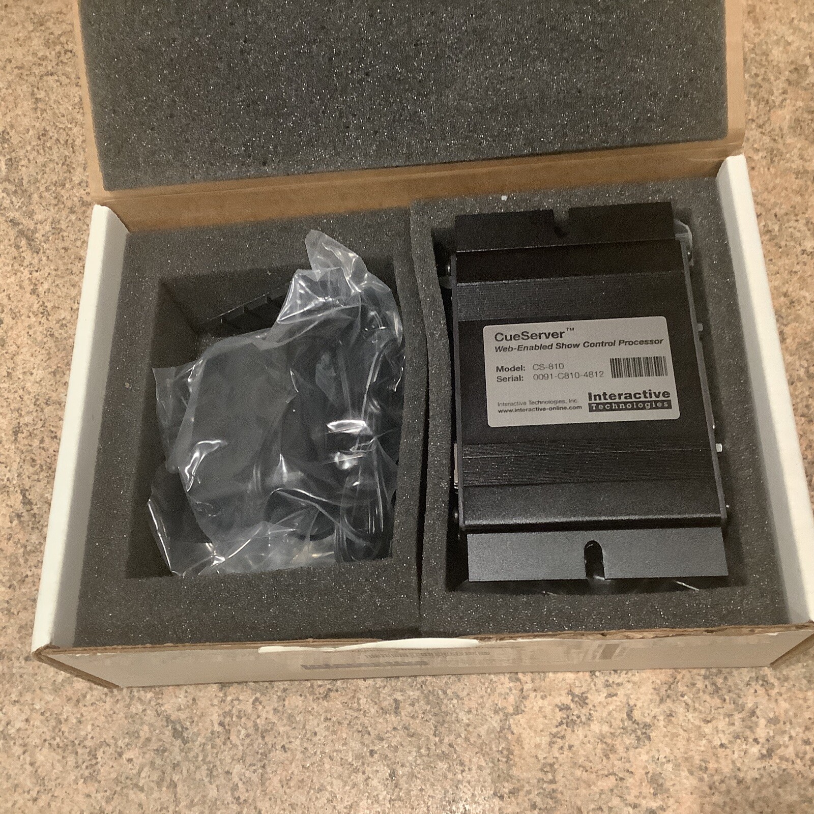 CueServer Web-Enabled Show Playback Processor CS-810