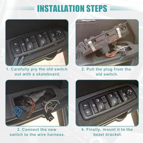 Power Window Switch Window Control Switch Fit for Dodge Grand Caravan 2008