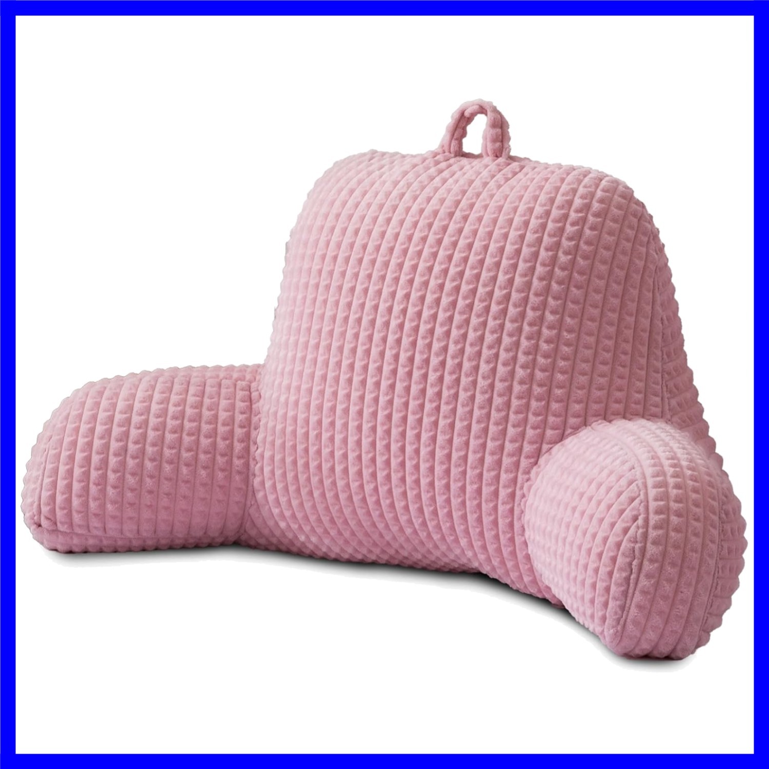 Reading Pillow Bed Wedge Large Adult Children Backrest with Arms Back Support...