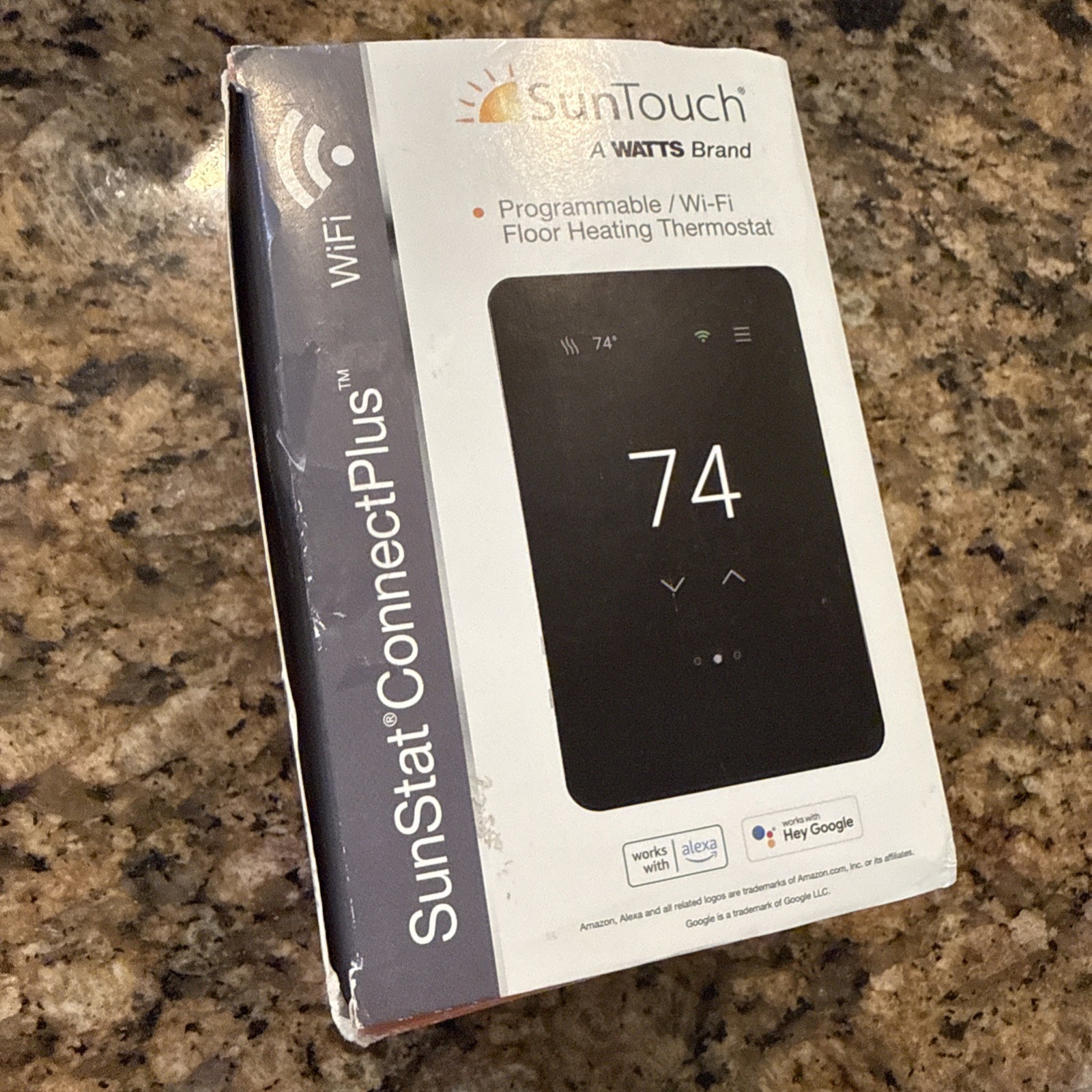 Suntouch Sunstat Connect Plus Touchscreen Programmable Smart Wi-Fi Thermostat