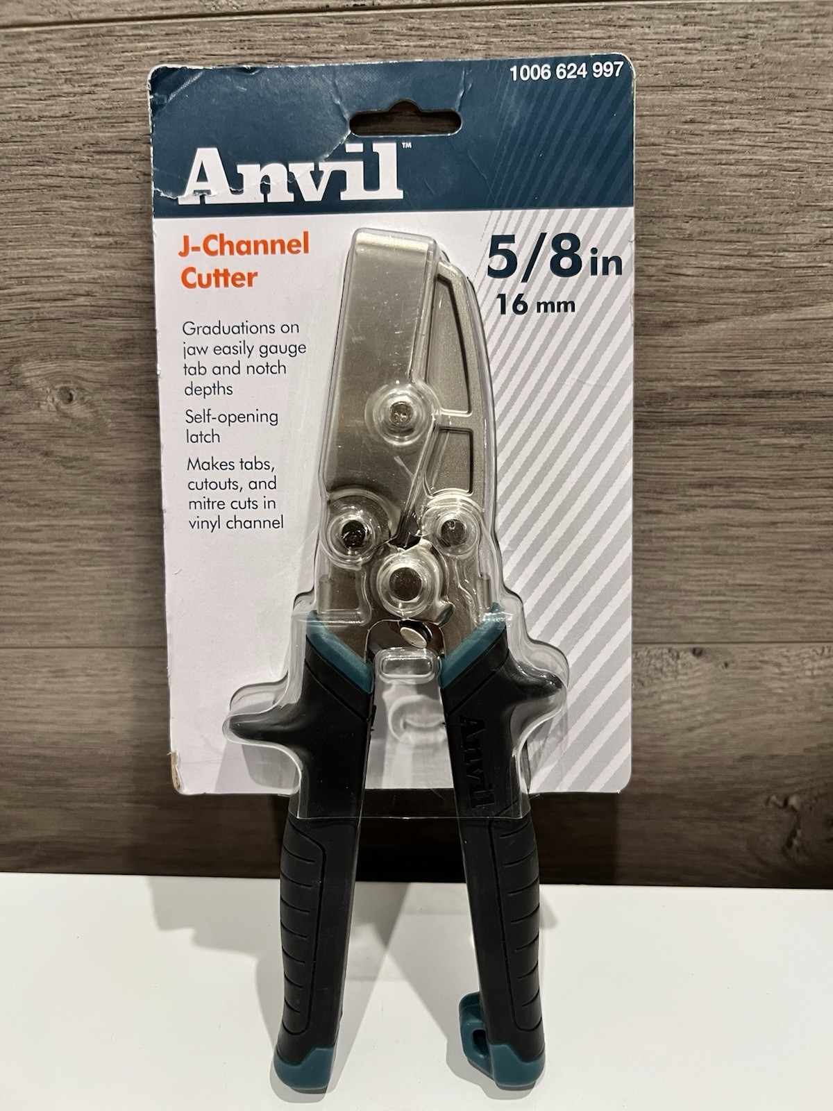 Anvil J-Channel Cutter 5/8” 16 mm # 1006 624 997 New and Factory Sealed