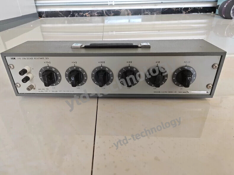 YOKOGAWA 2786 RESISTANCE DECADE BOX MAX:250V FORM 0.1 TO 1,111,110 OHMS USED-