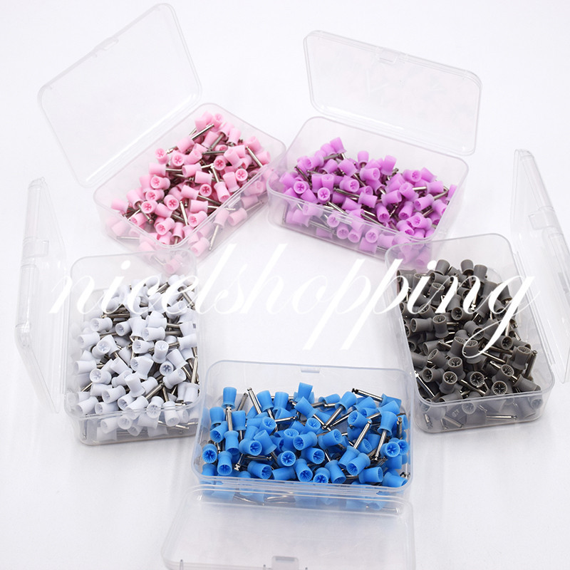 Dental Brush Soft Polishing Polisher Cup Prophy Bowl Latch Buffing Rubber 4 Web