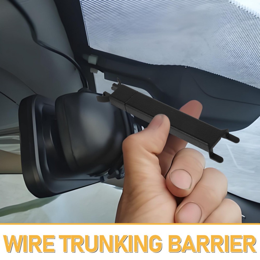 2 Pcs Back Panel Trunking Automotive Cable Sleeve Car Concealed Cover