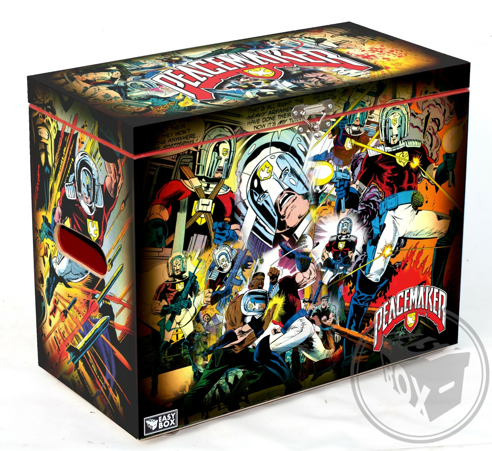 Peacemaker - Large Comic Book Hard Storage Box Chest MDF