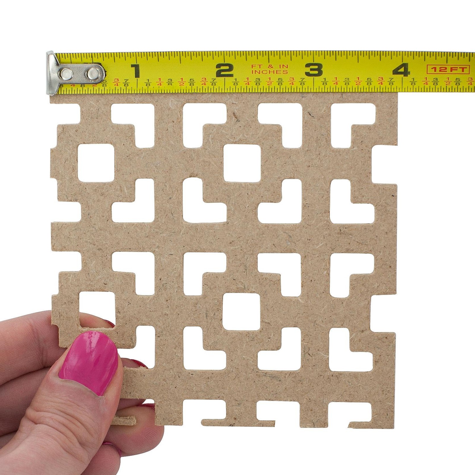 Outwater 6' x 2' Unfinished Decorative MDF Cabinet Panel Insert 30% Open