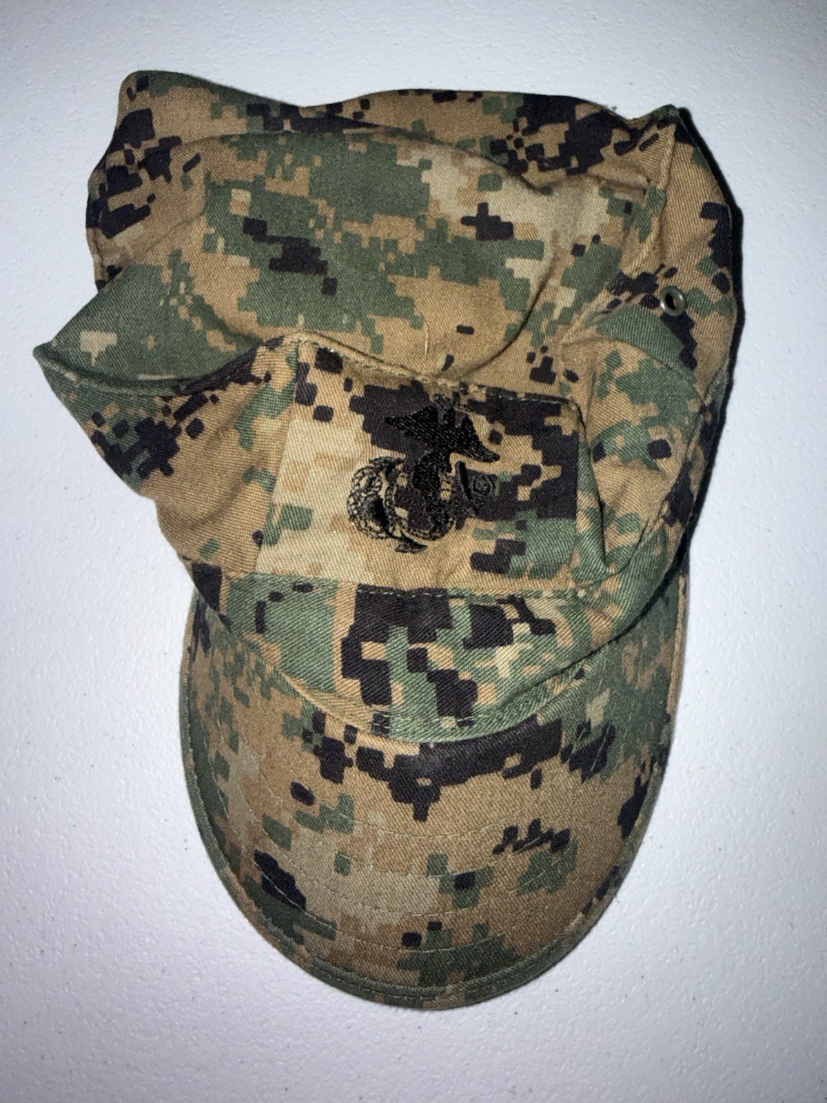 USMC Marine Corps Marpat Woodland Garrison Cover SIZE SMALL