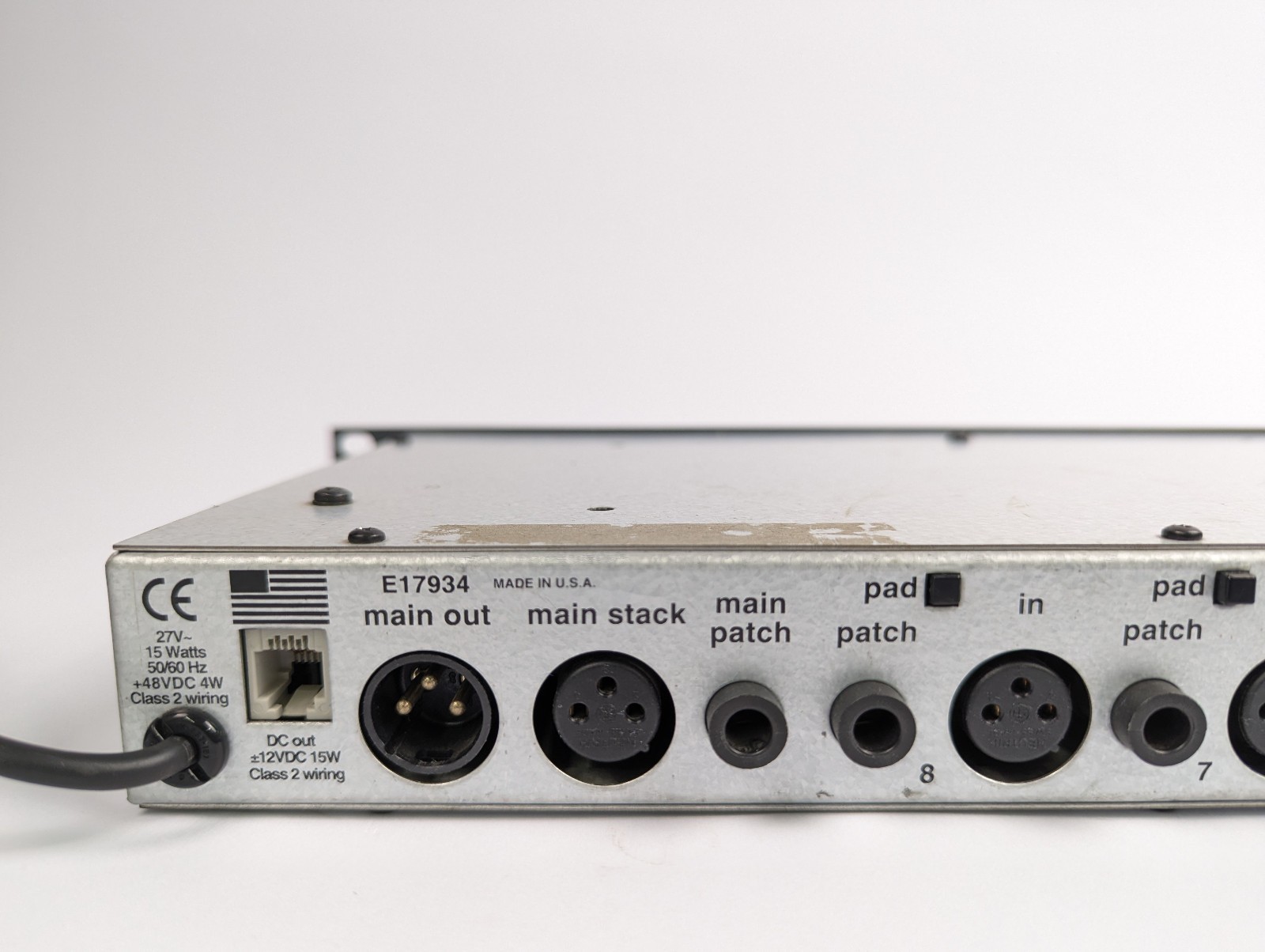 biamp Advantage One Microphone Mixer E17934