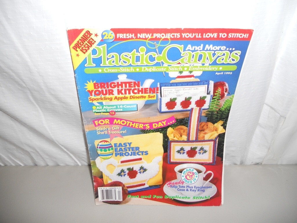 Plastic Canvas And More...Premier Issue 26 New Projects Cross Stitch Embroidery