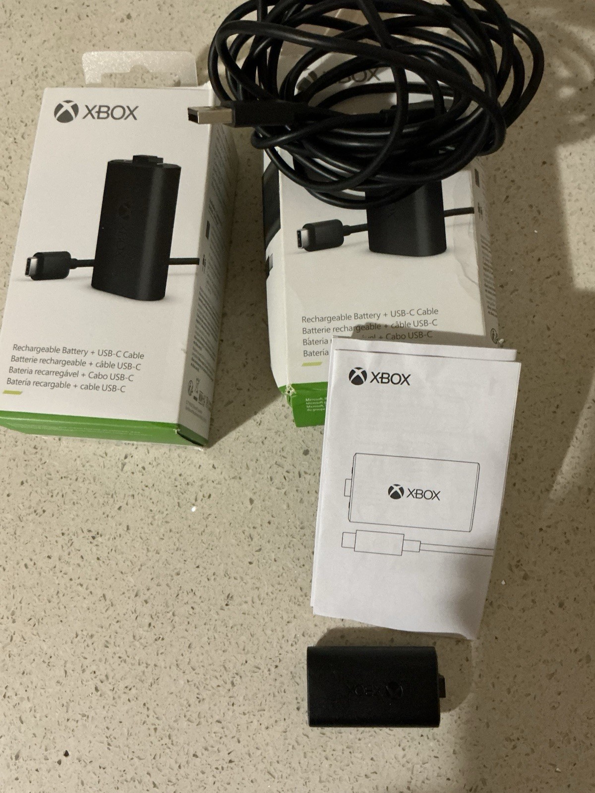 Microsoft Xbox Rechargeable Battery and USB-C Cable for Wireless Controllers New
