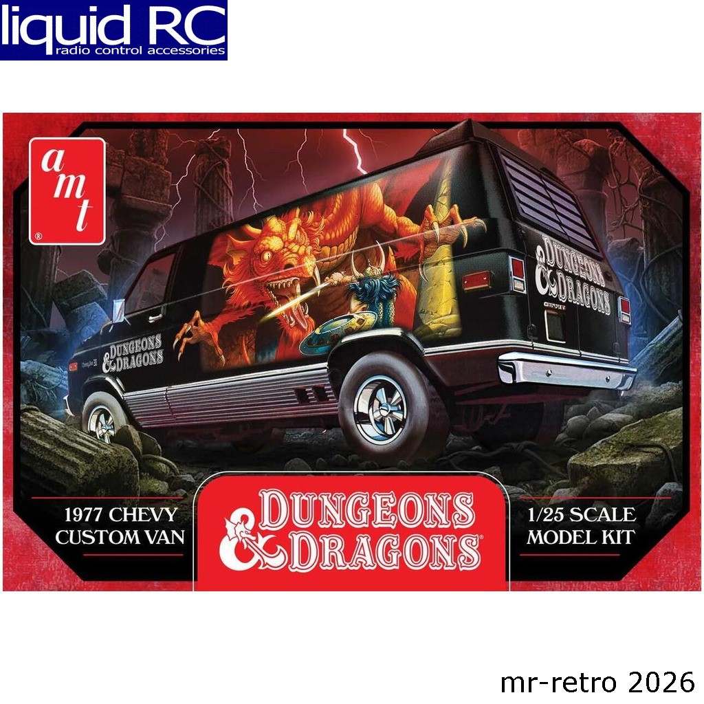 AMT 1568 1/25 1974 Chevy Van Dungeons & Dragons Plastic Model Kit