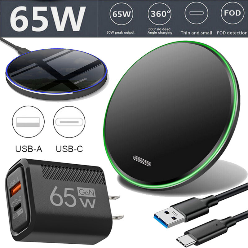 15W Wireless Fast Charger Charging Pad Dock For iPhone17 16 15 14 13 12 11 X Pro