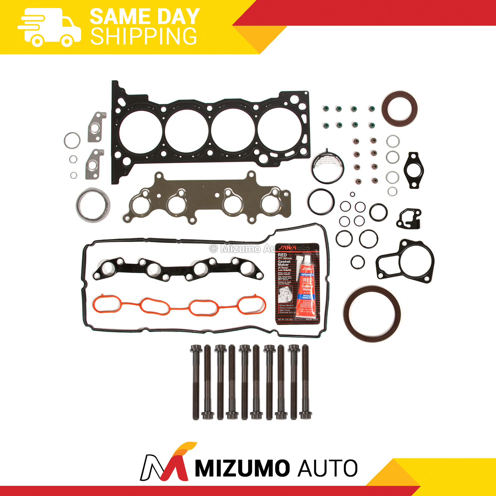 Full Gasket Set Head Bolts Fit 05-16 Toyota Tacoma 2.7L DOHC 16V 2TRFE