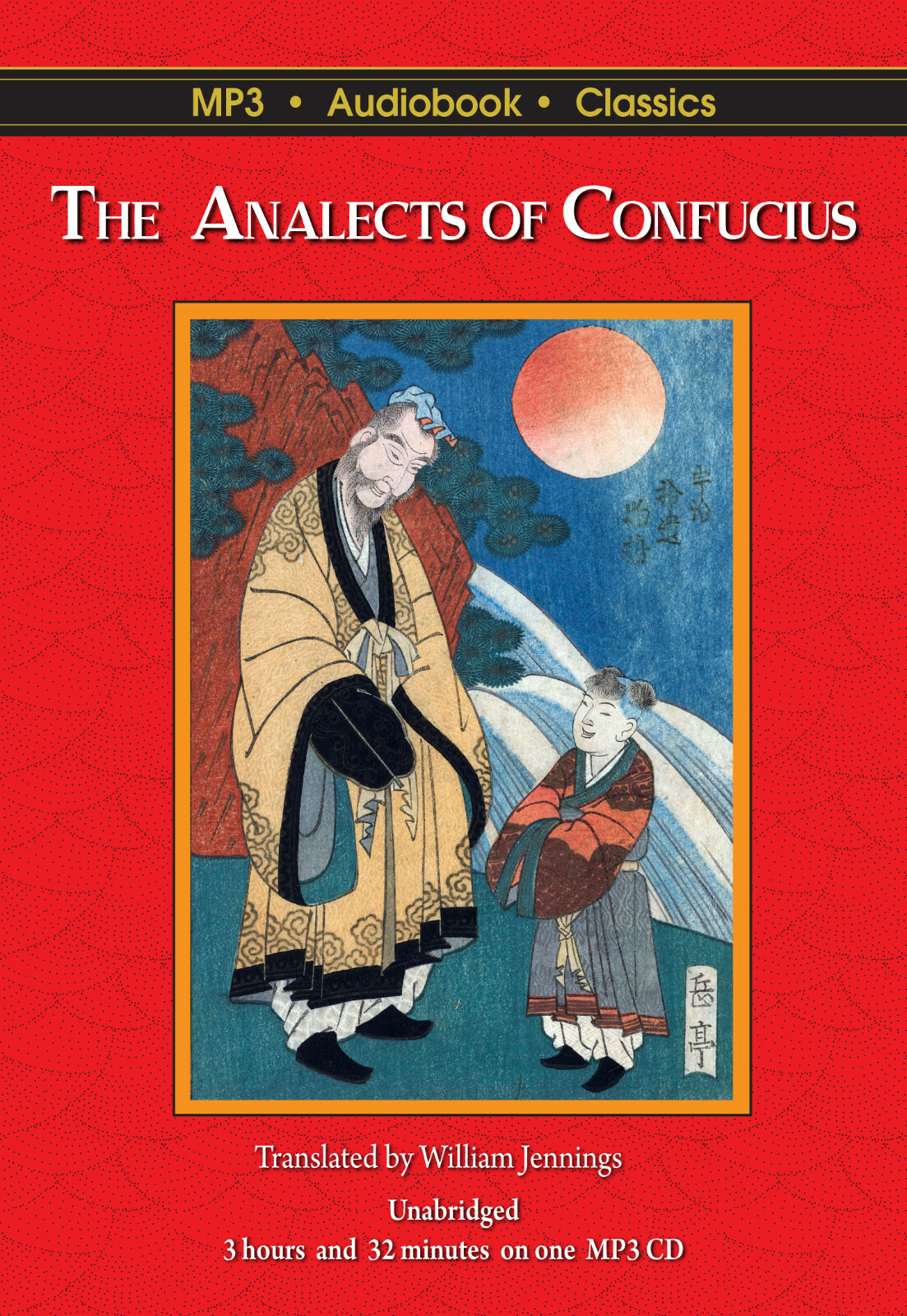 The Analects of Confucius - Unabridged MP3 CD Audiobook in DVD case