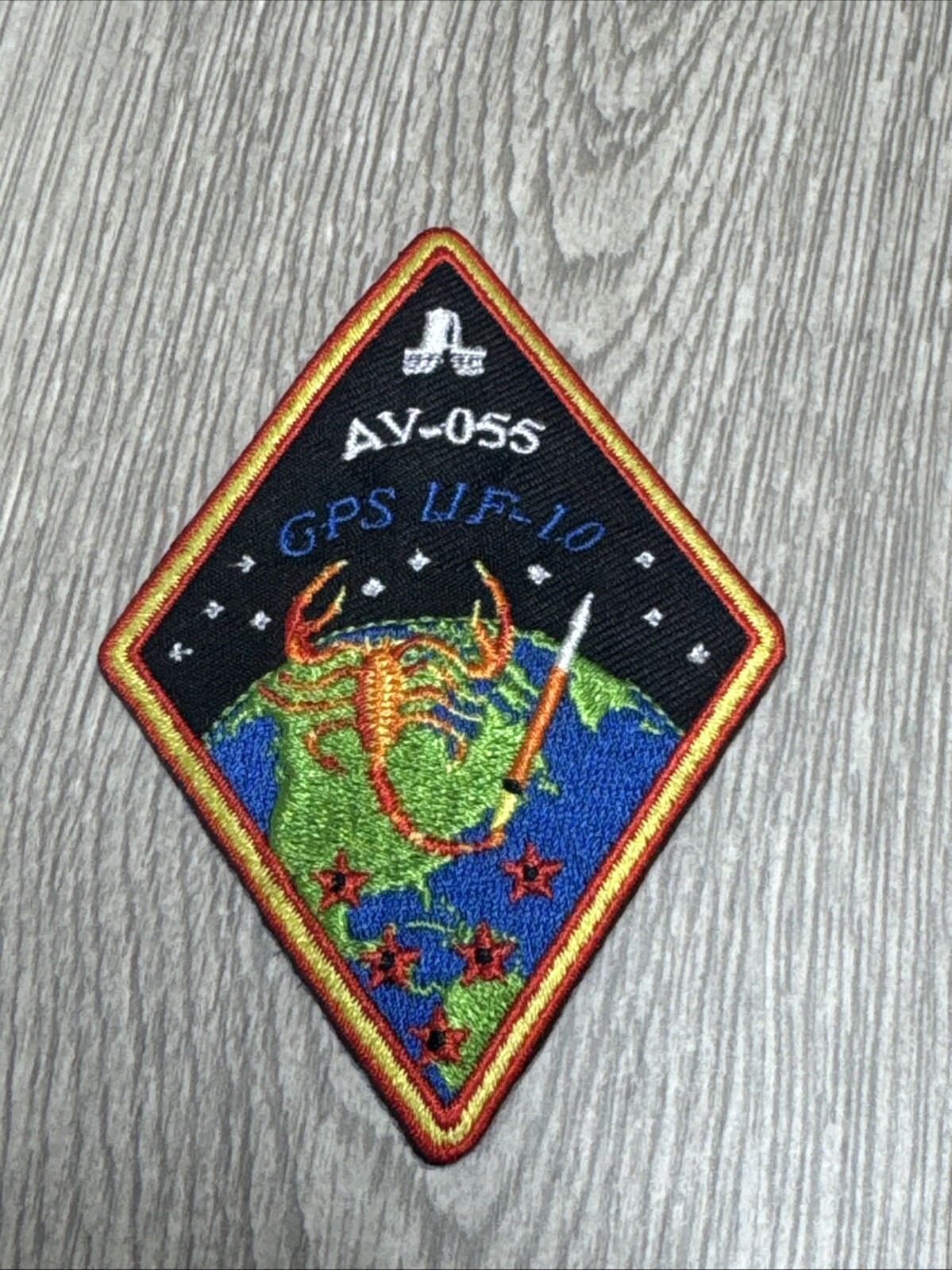 SCORPION ATLAS V AV-055 GPS 11F-10 USAF 2 x 4 Launch PATCH NASA ULA Space Force