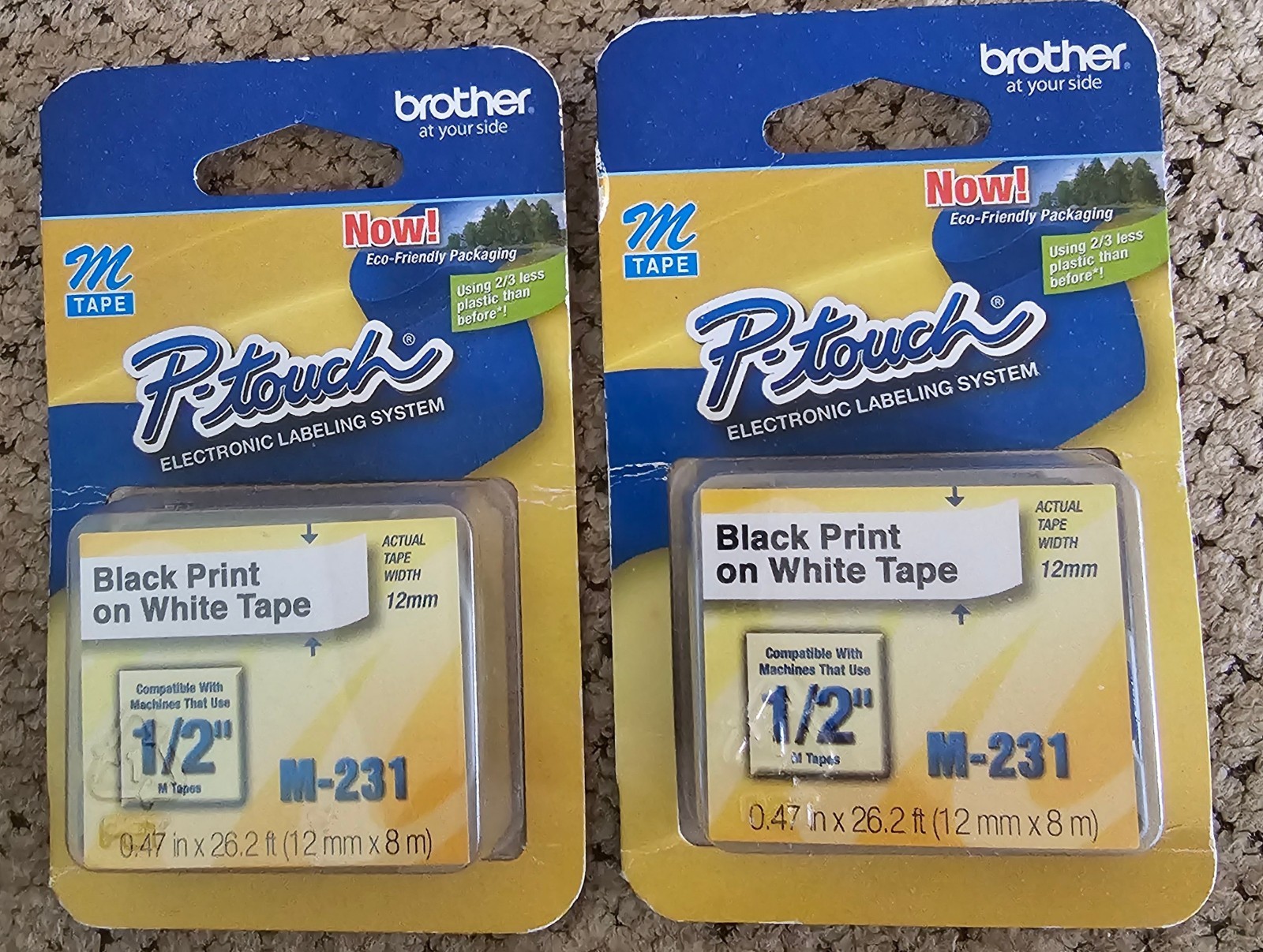Brother PT-70 P-Touch Personal Handheld Label Maker + (2) Tapes Tested