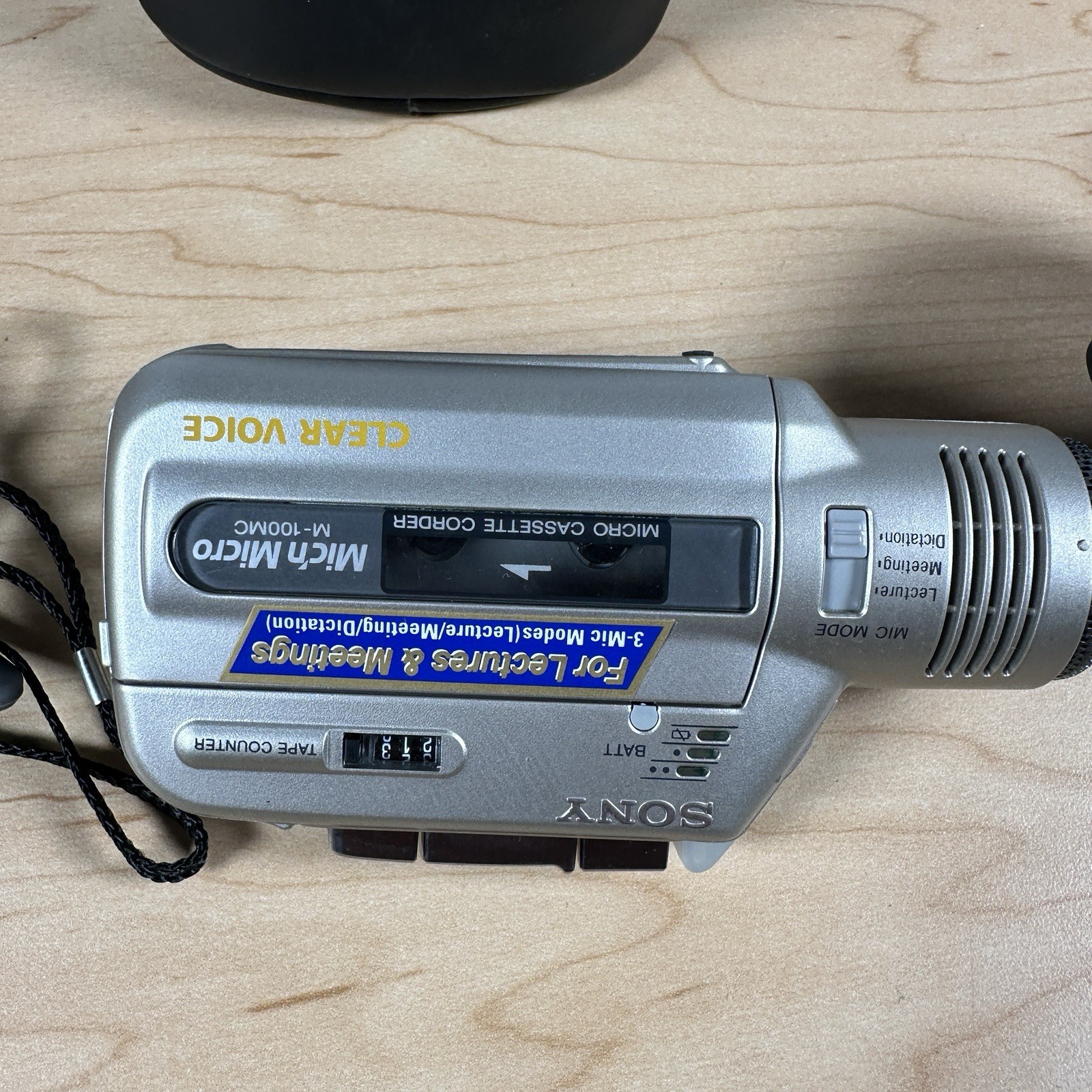 Sony Mic'n Micro Micro Cassette Corder M-100MC Full Package