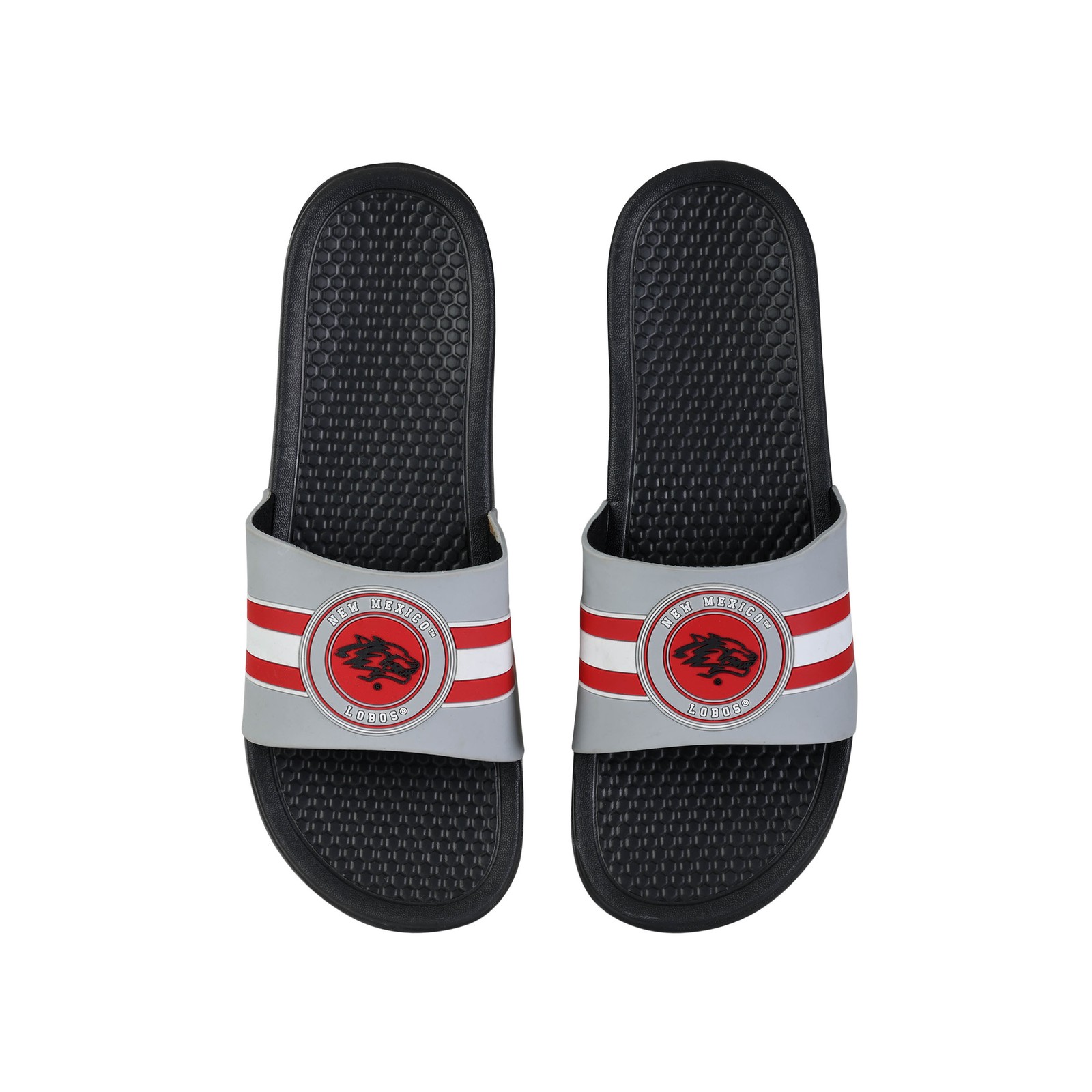 FOCO NCAA New Mexico 2022 Stripe Raised Slide - Mens