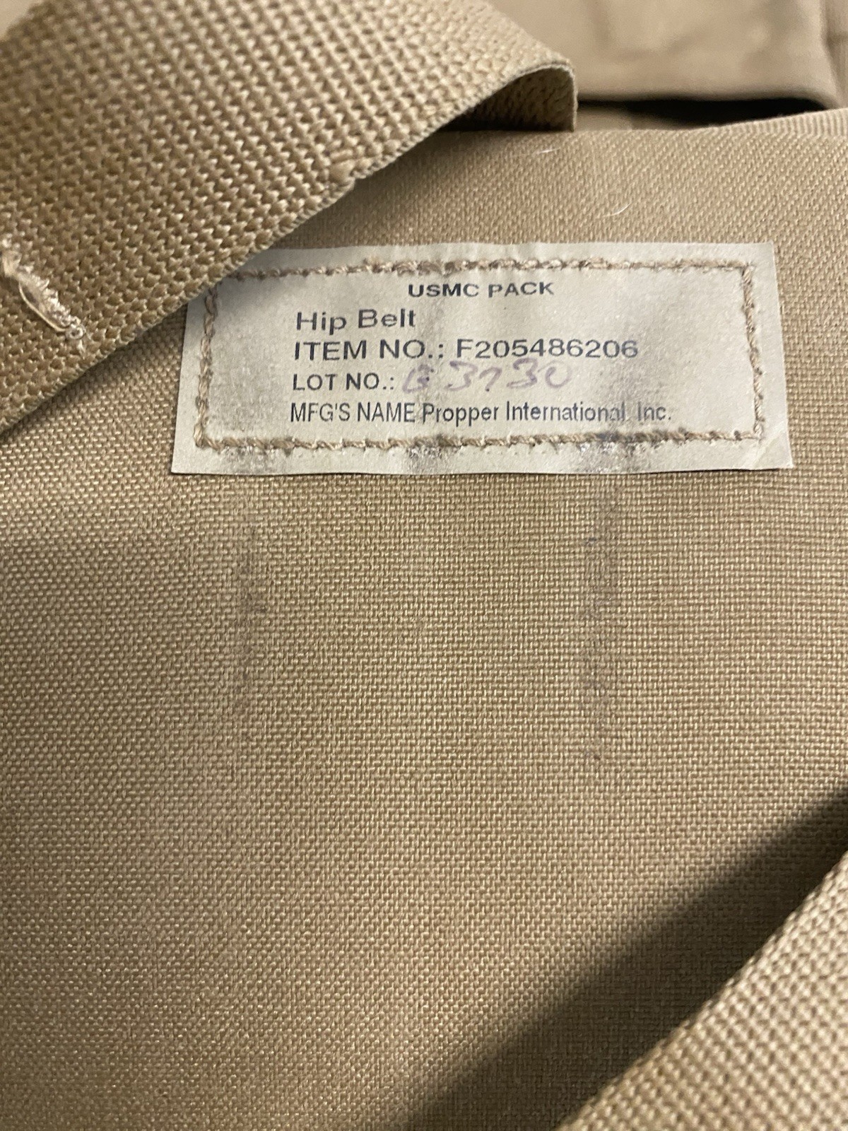 USMC FILBE Rucksack Set Complete Without Frame #1