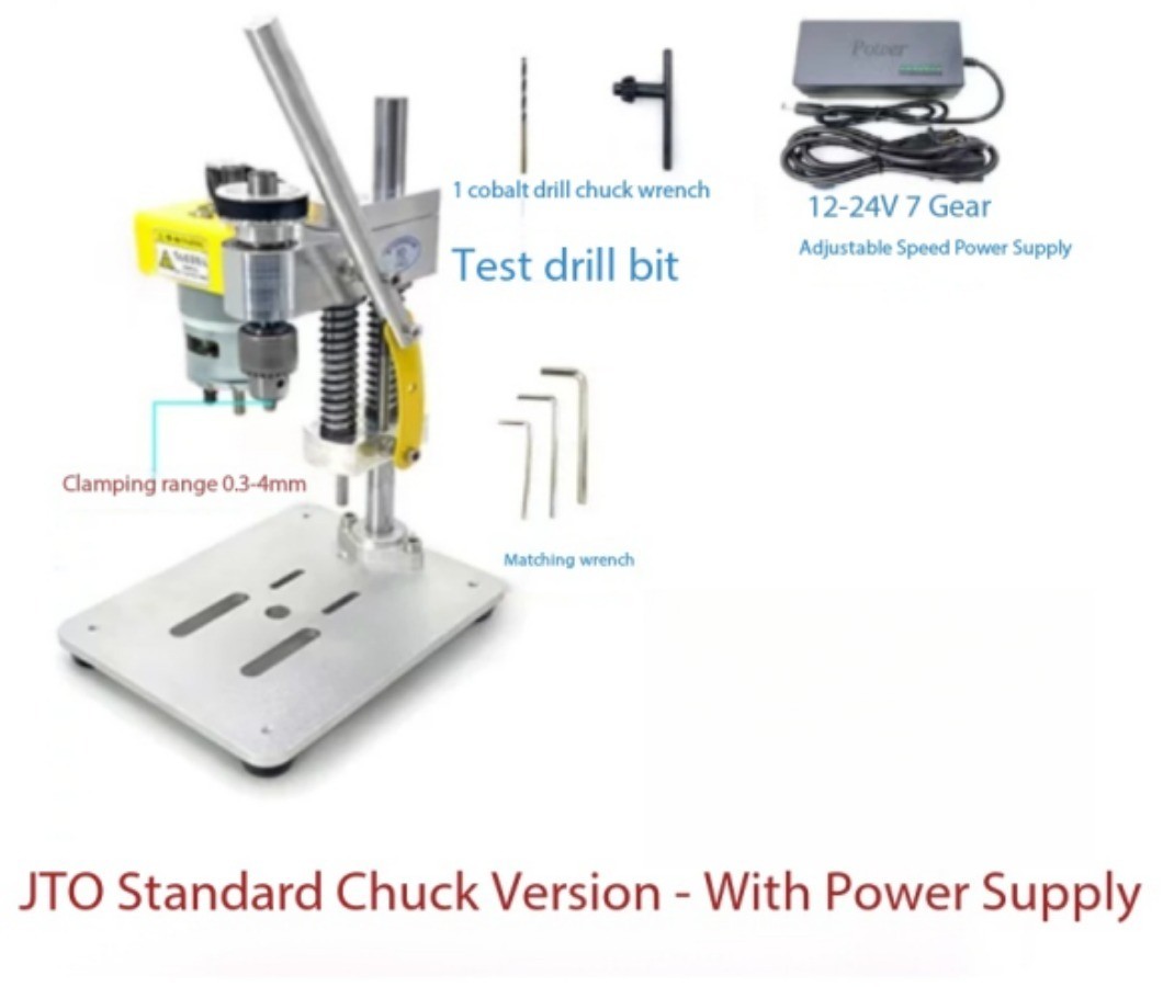 Mini Bench Drill, Multifunctional Desktop Drilling Machine, Electric Drill Press