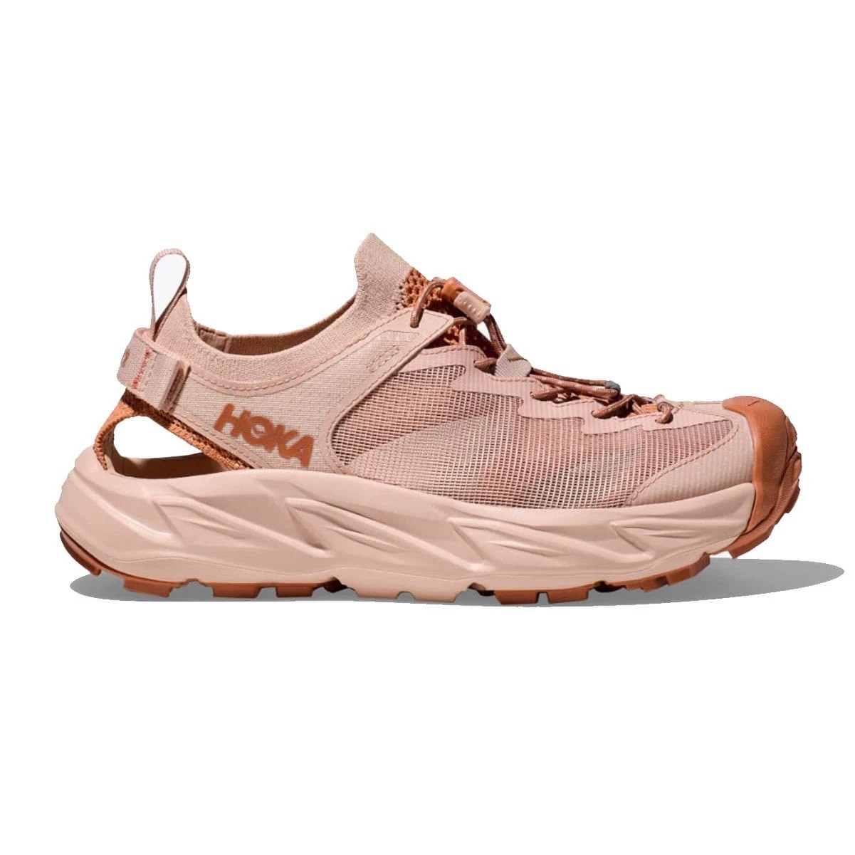 HOKA Women's Hopara 2 Hiking Sandals Cream Cedar CMCD Size 8 New In Box $135 ORG