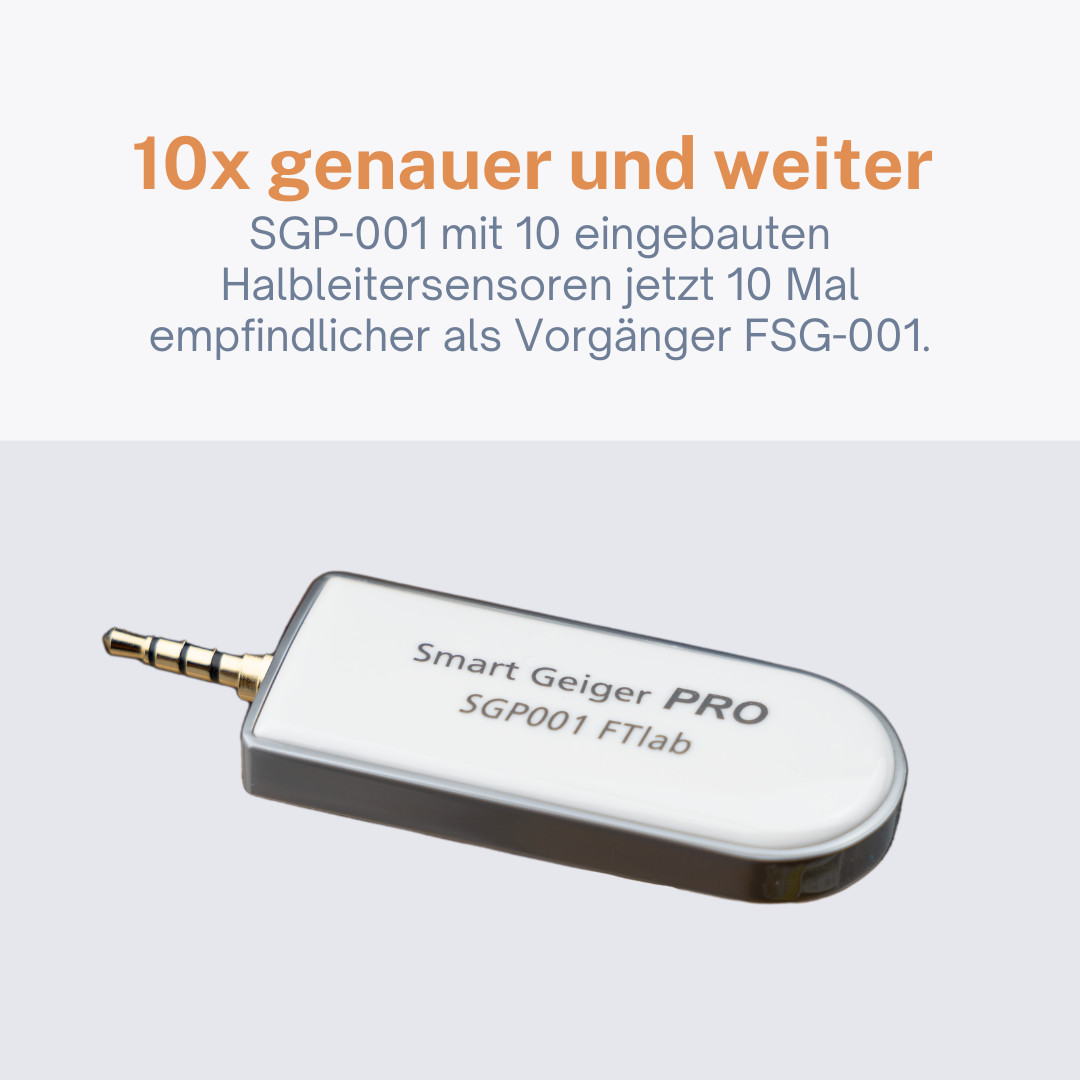 Smart Geiger Geiger Counter APP for Android Mobile Smartphone Radiation Detector