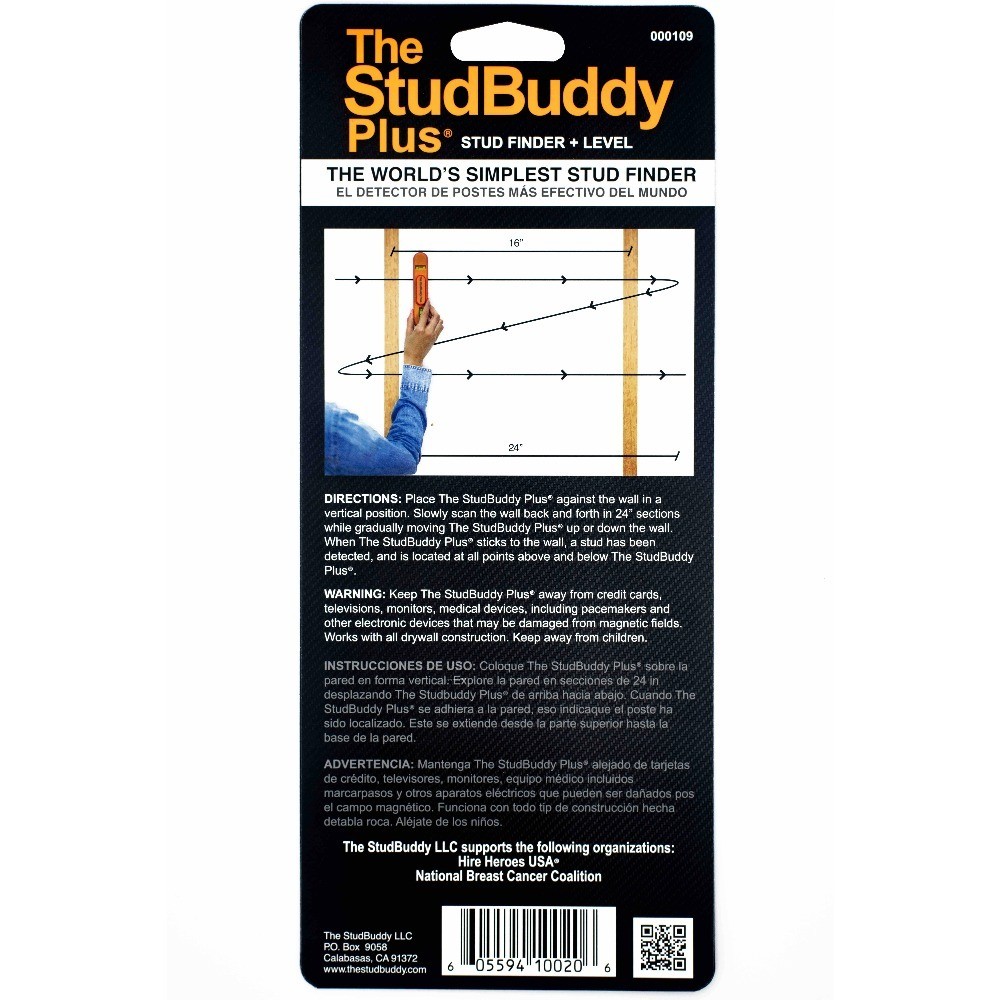 Wall Scanner Stud Finder with LCD Display and Wire Warning Detection